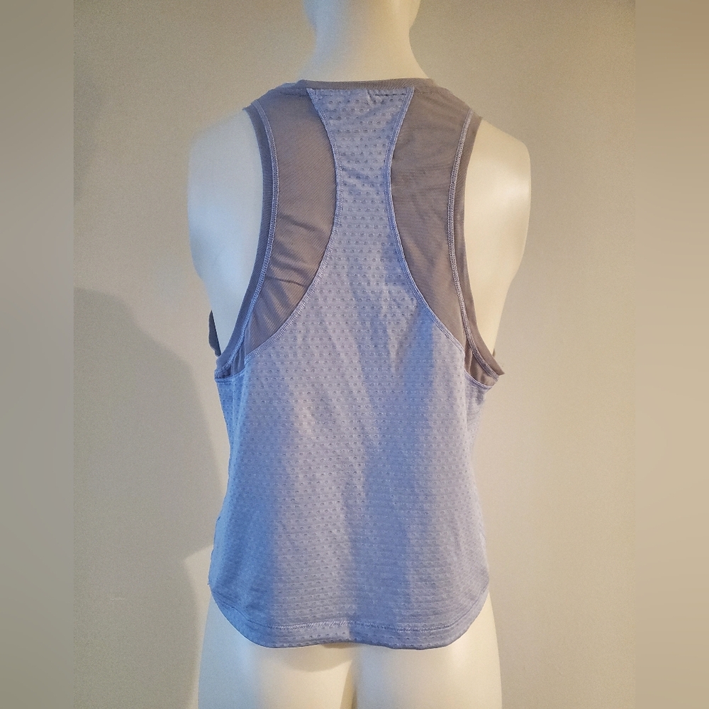 Athleta Light Gray Racerback Tank Top